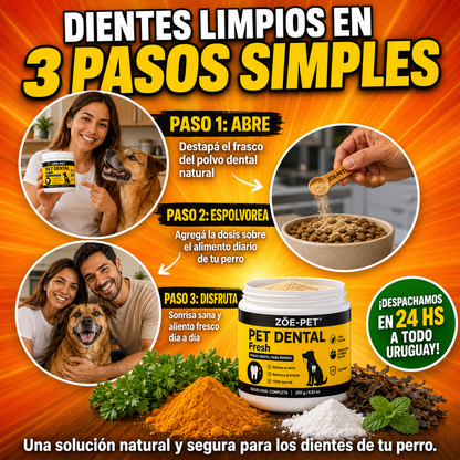 PET DENTAL FRESH ZOE PET PARA SARRO Y MAL ALIENTO + ENVIO GRATIS