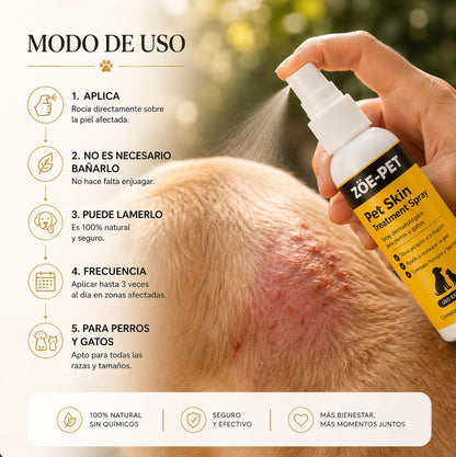 Zoe Pet Spray Natural Anti-Picazón + Envío Gratis
