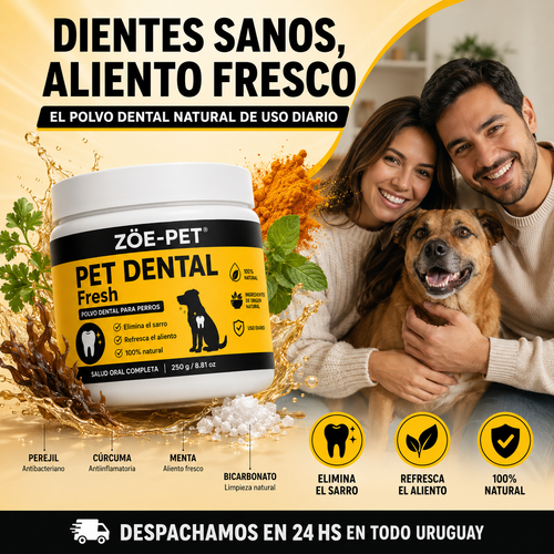 PET DENTAL FRESH ZOE PET PARA SARRO Y MAL ALIENTO + ENVIO GRATIS